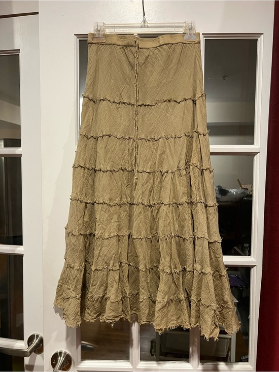 Metro Wear Dresses & Skirts - Metro Wear Taupe Tiered Maxi Skirt